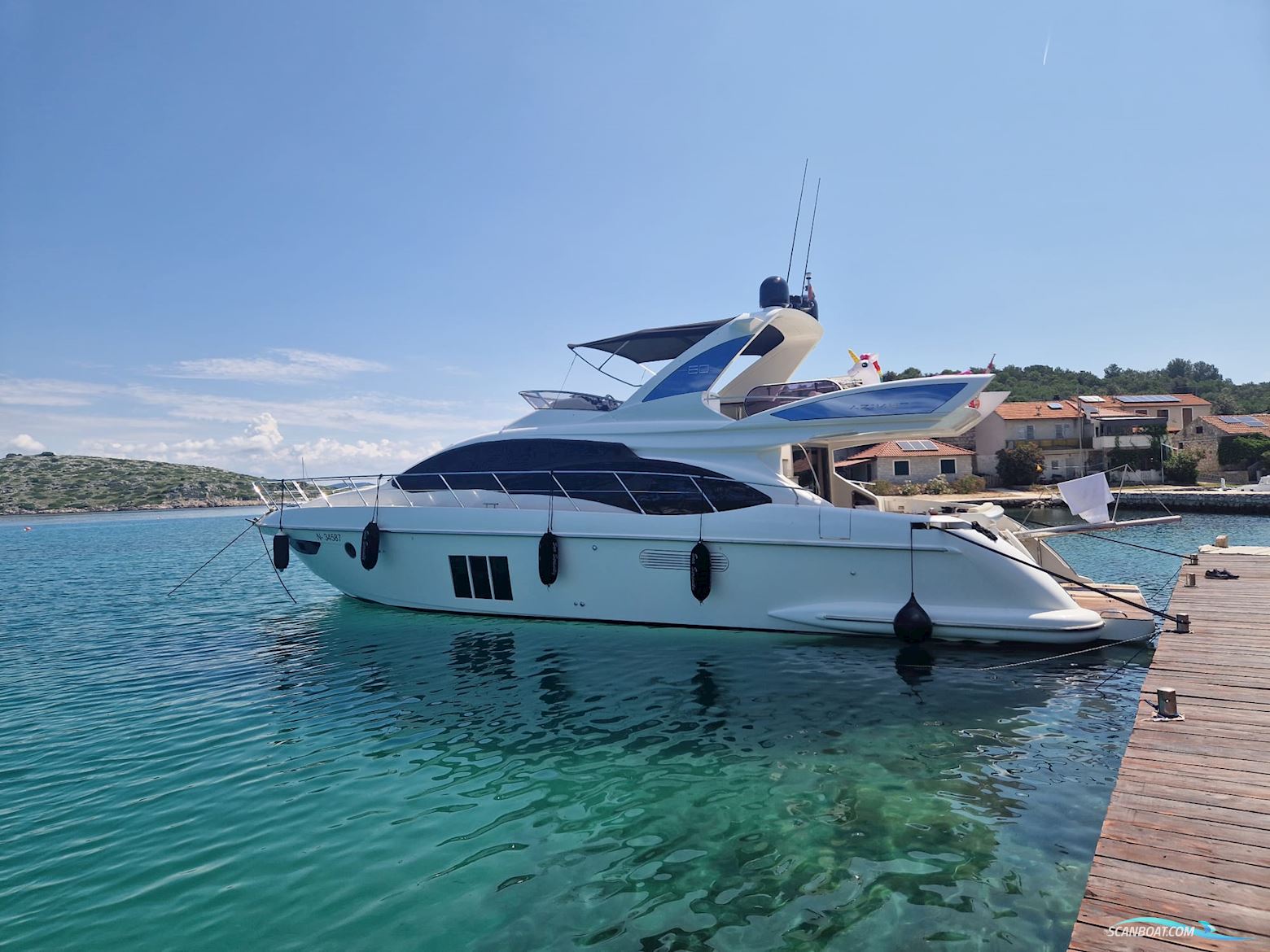 Azimut 60 Motorboot 2013, mit Man motor, Kroatien