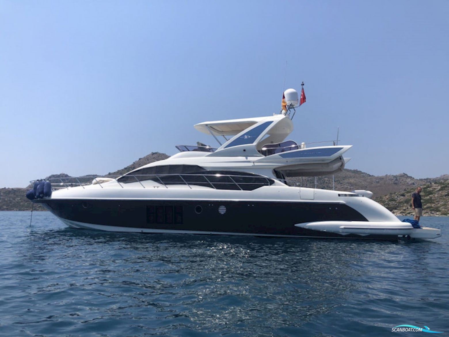 Azimut 64 Fly Motorboot 2013, mit Caterpillar  motor, Turkey