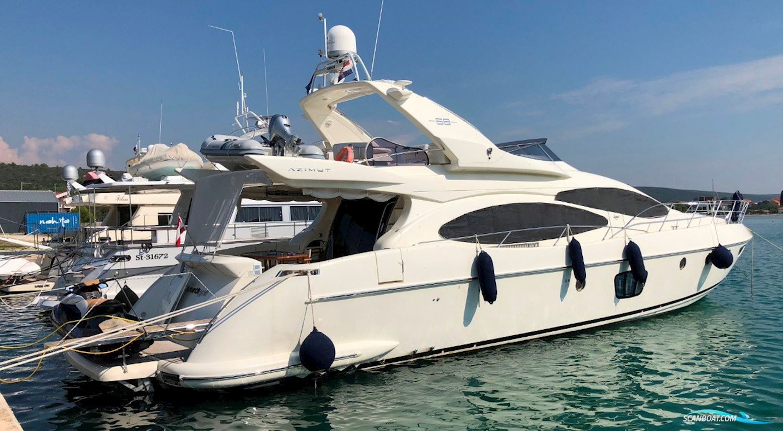 Azimut 68 Evo Fly - BJ. 2008 - 4 Kab. Motorboot 2008, mit Man V12 motor, Kroatien