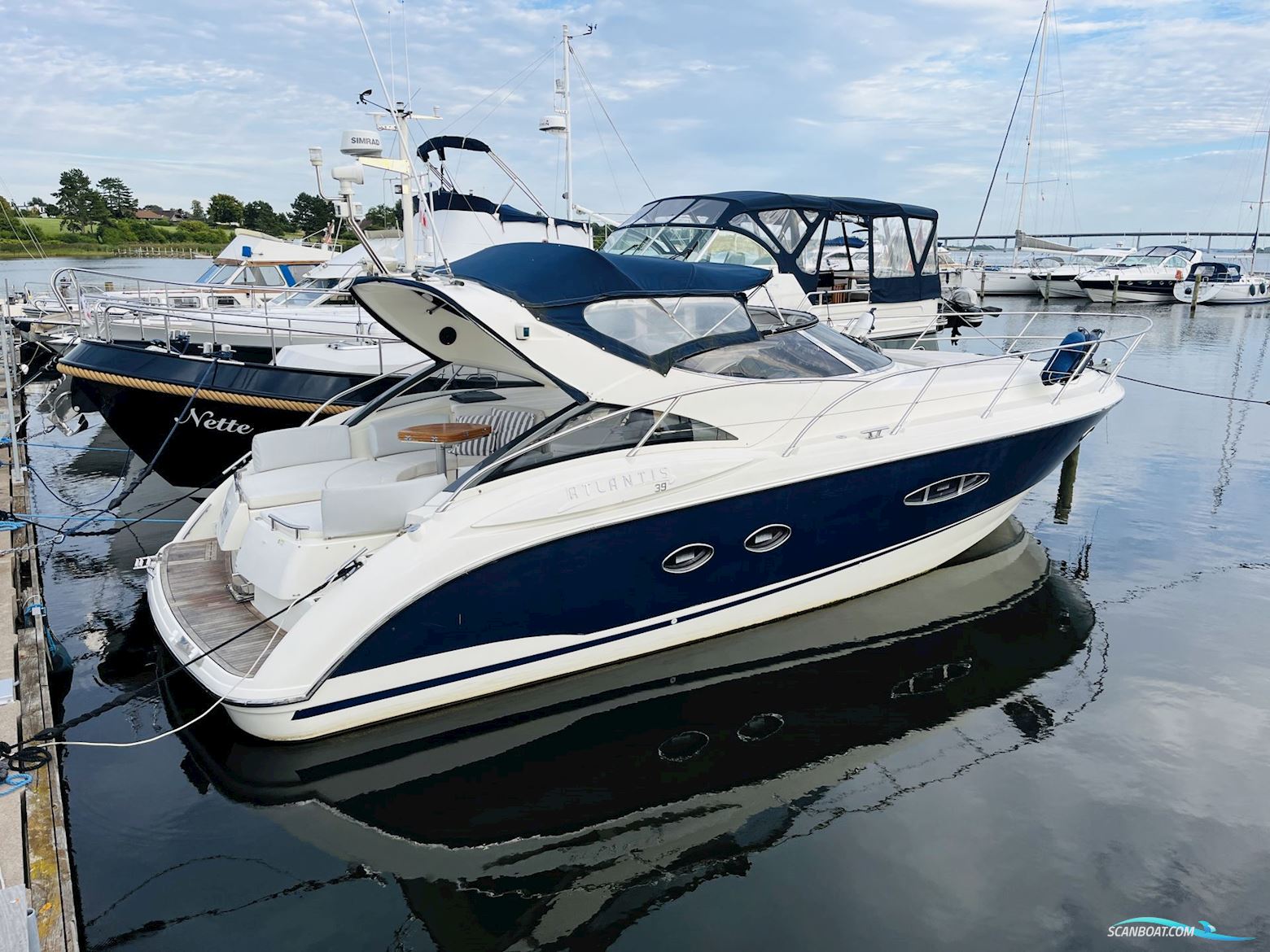 Azimut Atlantis 39 Motorboot 2005, mit 2 x Volvo Penta D6-310 motor, Dänemark