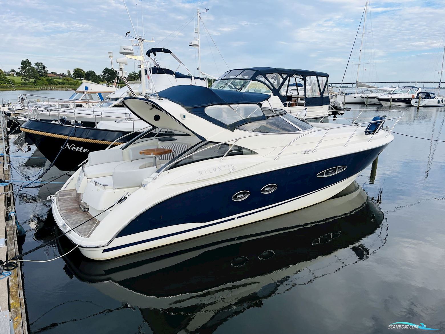 Azimut Atlantis 39 Motorboot 2005, mit 2 x Volvo Penta D6-310 motor, Dänemark