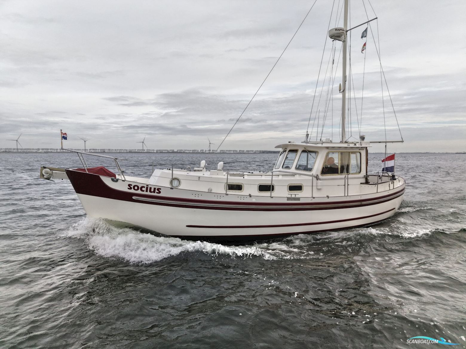 Banjer Kotter 11.50 OK Motorboot 1976, mit Solé motor, Niederlande