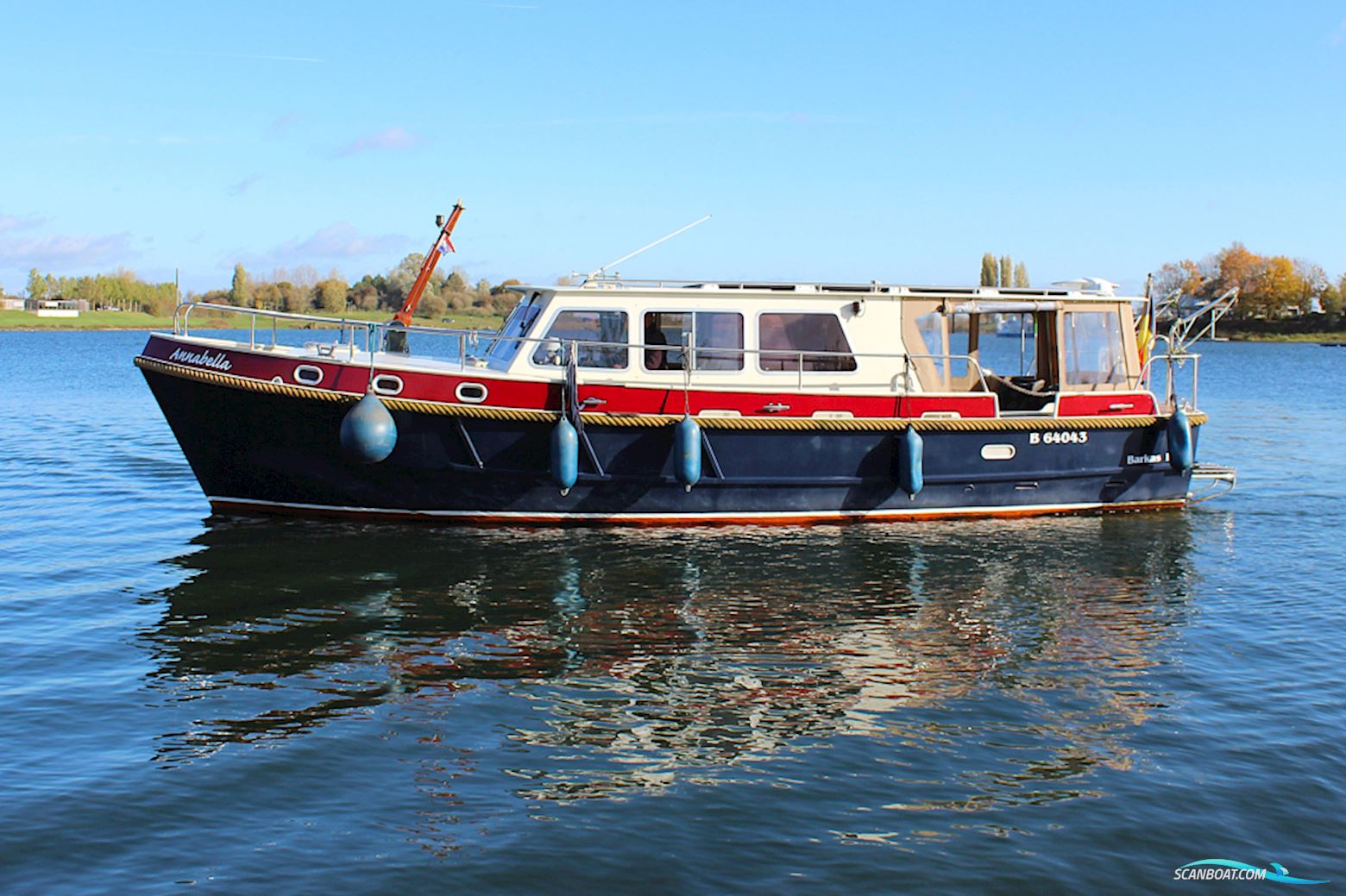 Barkas 1100 OK Motorboot 1996, mit Iveco  motor, Belgien