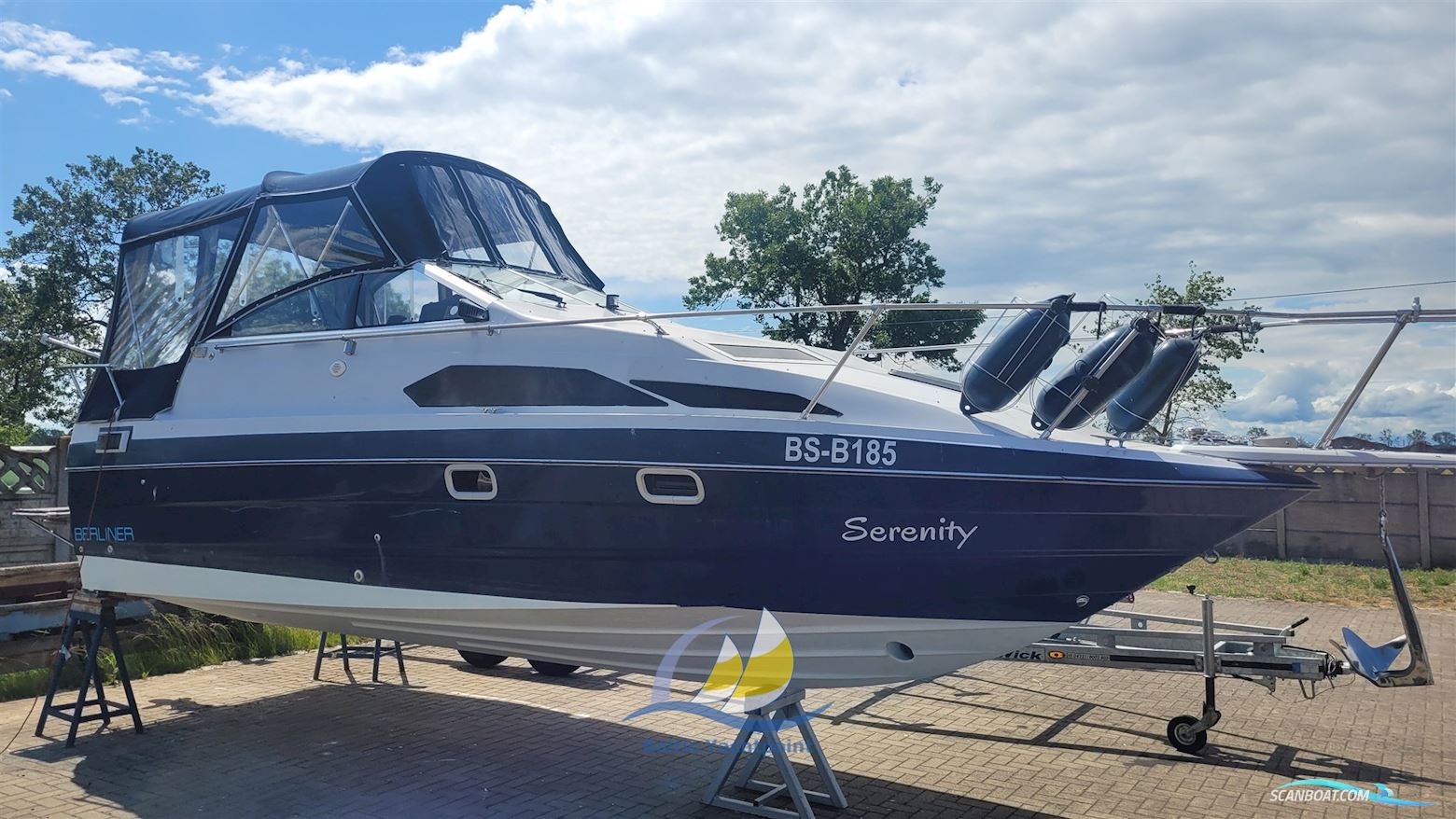 Bayliner 2655 SB Sunbridge Ciera Motorboot 1990, mit Mercruiser 5,7L motor, Deutschland