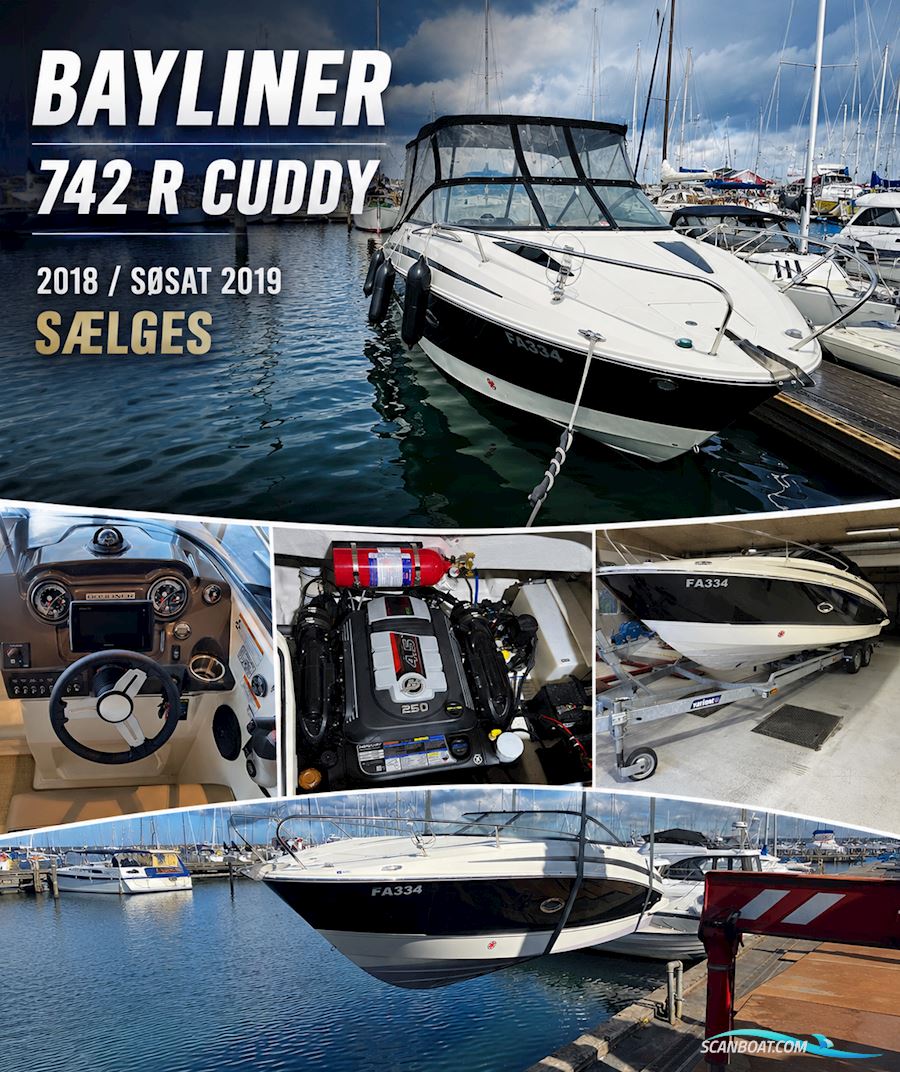 Bayliner 742 R Cuddy Motorboot 2018, mit Mercruiser 4,5L motor, Dänemark