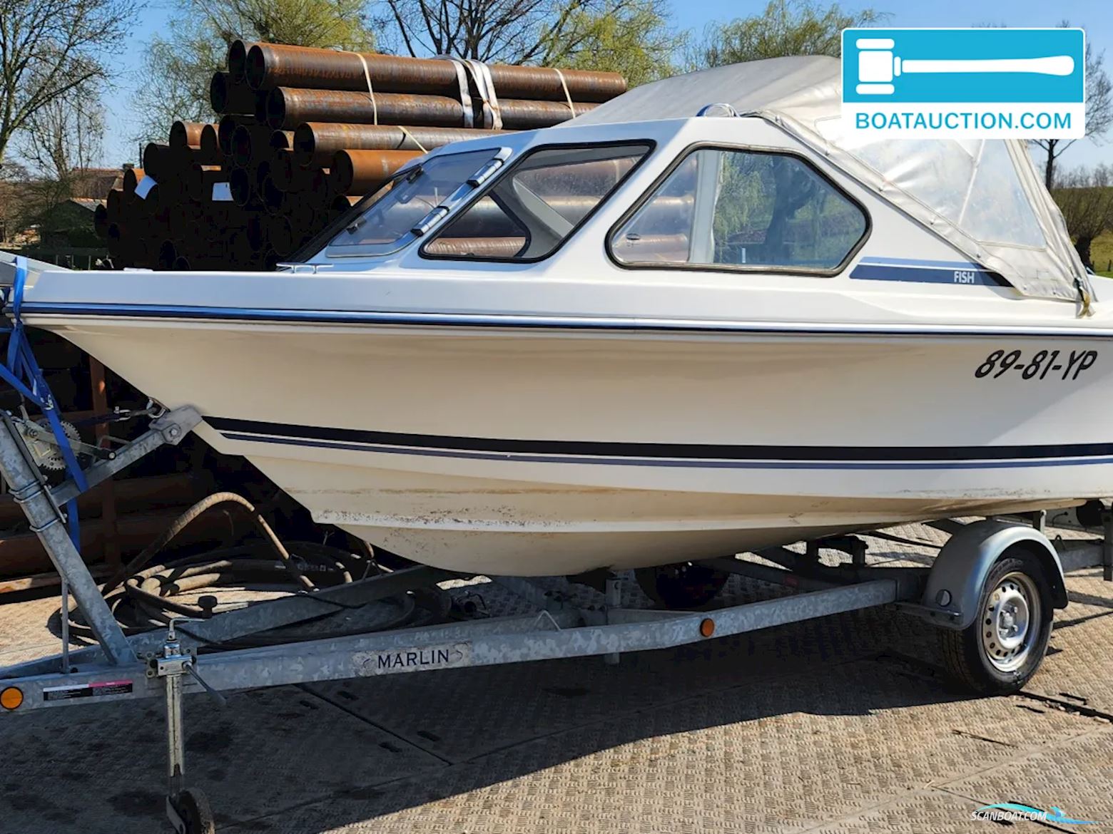Beekman Alfa Fish 505 Motorboot 2009, mit Johnson motor, Niederlande