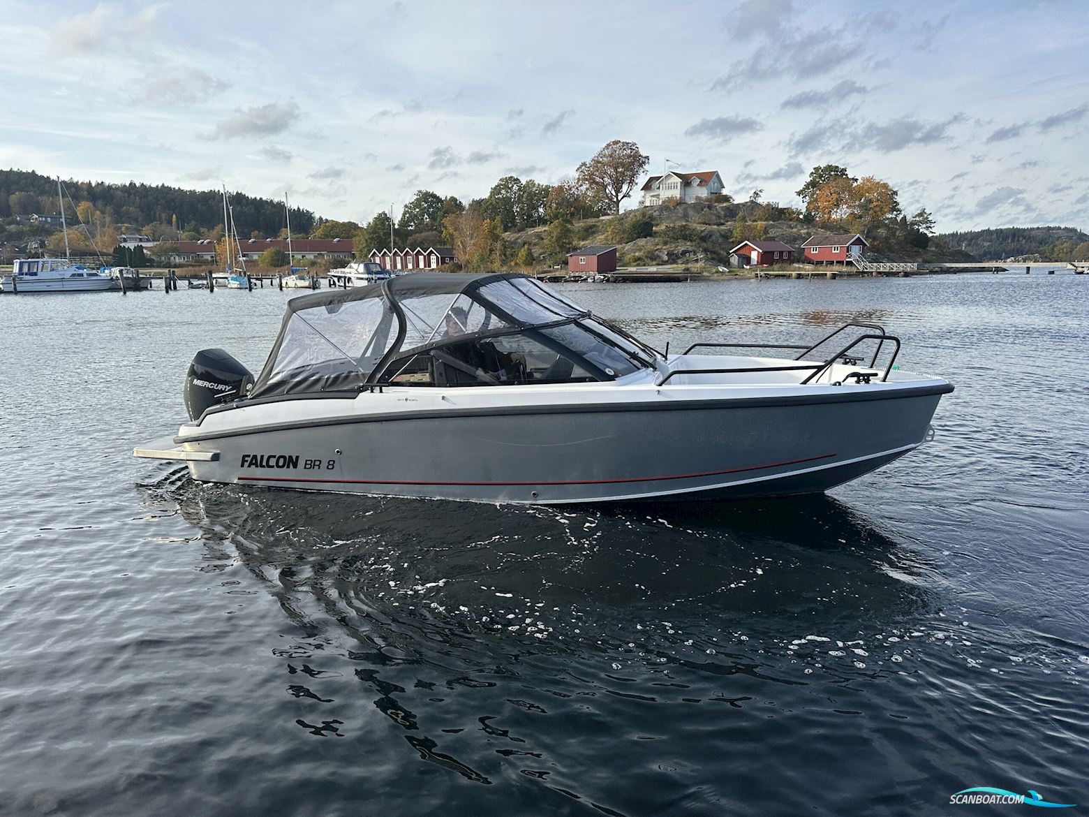 Begagnad Falcon BR8 - 22 Motorboot 2022, mit Mercrury 300 hk motor, Sweden