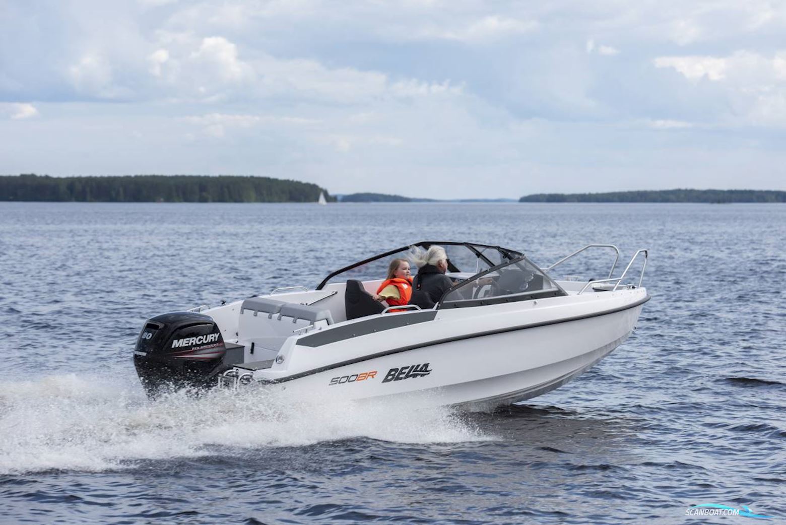 Bella 500 BR - 80 HK Mercury/Udstyr