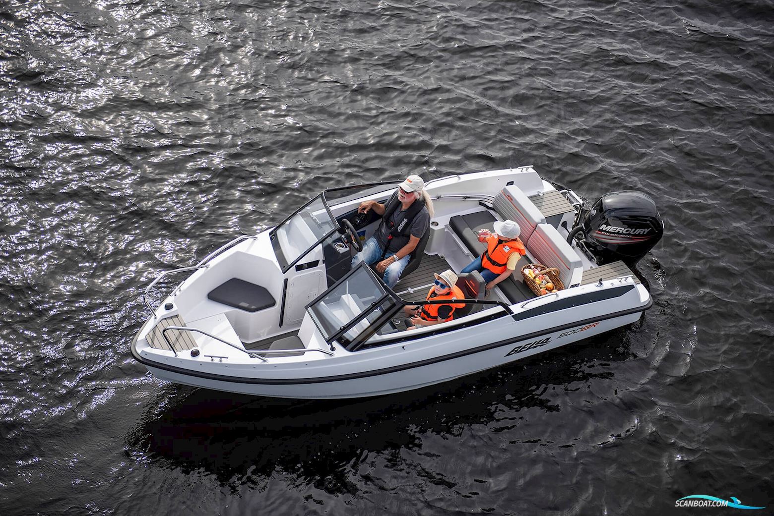 BELLA 500 BR Motorboot 2022, mit Mercury F80 hk (-24) motor, Sweden
