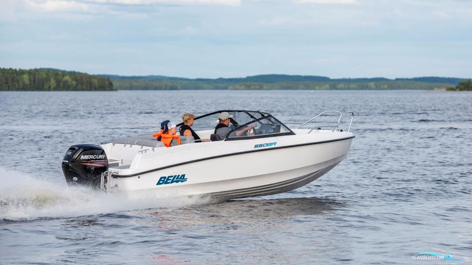 Bella 550 BR Motorboot 2022, mit Mercury motor, Sweden