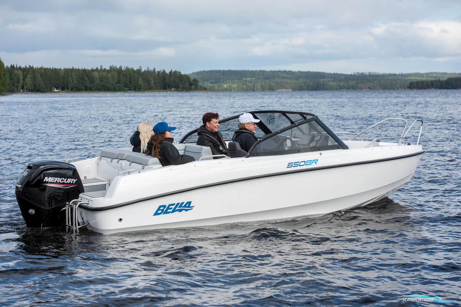 Bella 550 BR Motorboot 2022, mit Mercury 115 hk 4-takt CT motor, Dänemark