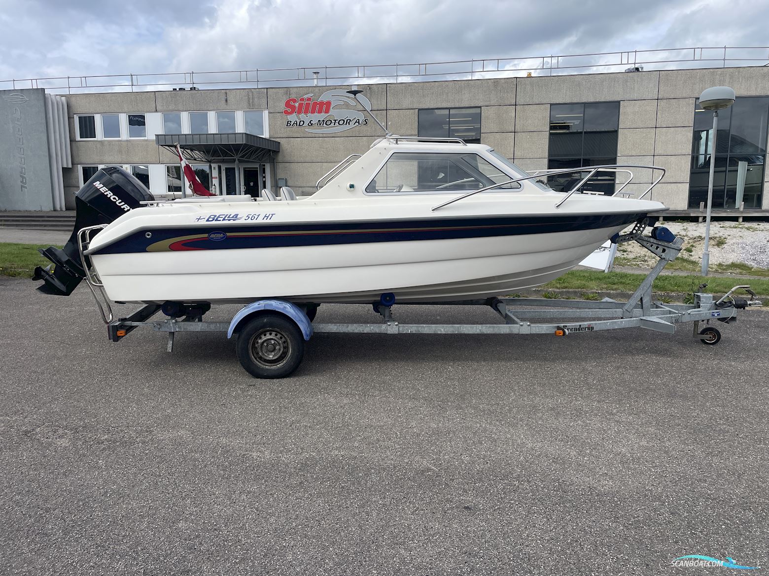 Bella 561 HT Motorboot 2008, mit Mercury 60 hk 4-Takt motor, Dänemark