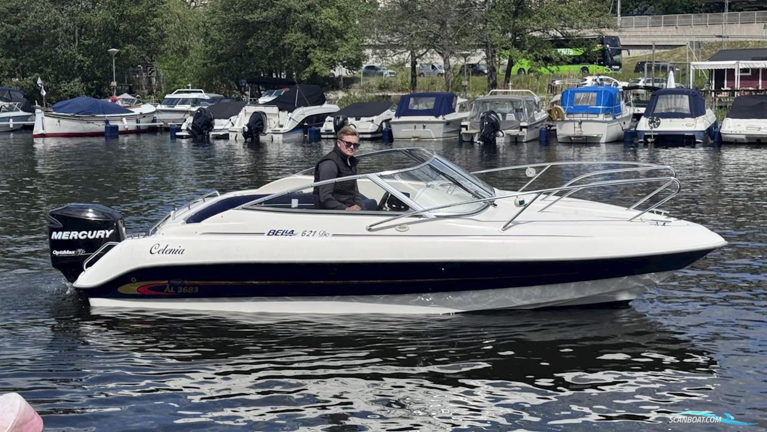 Bella 621 DC Motorboot 2008, mit Mercury motor, Sweden