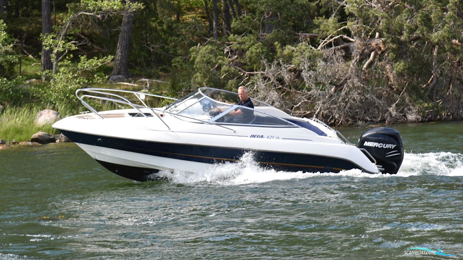 Bella 621 DC Motorboot 2008, mit  Mercury motor, Sweden