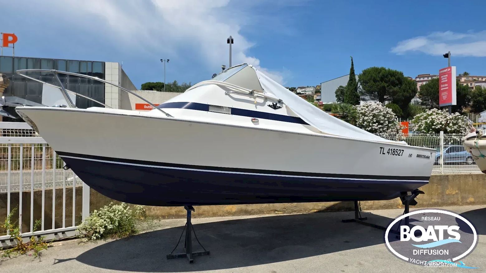 Bertram 20 Motorboot 1966, mit MERCRUISER  motor, Frankreich