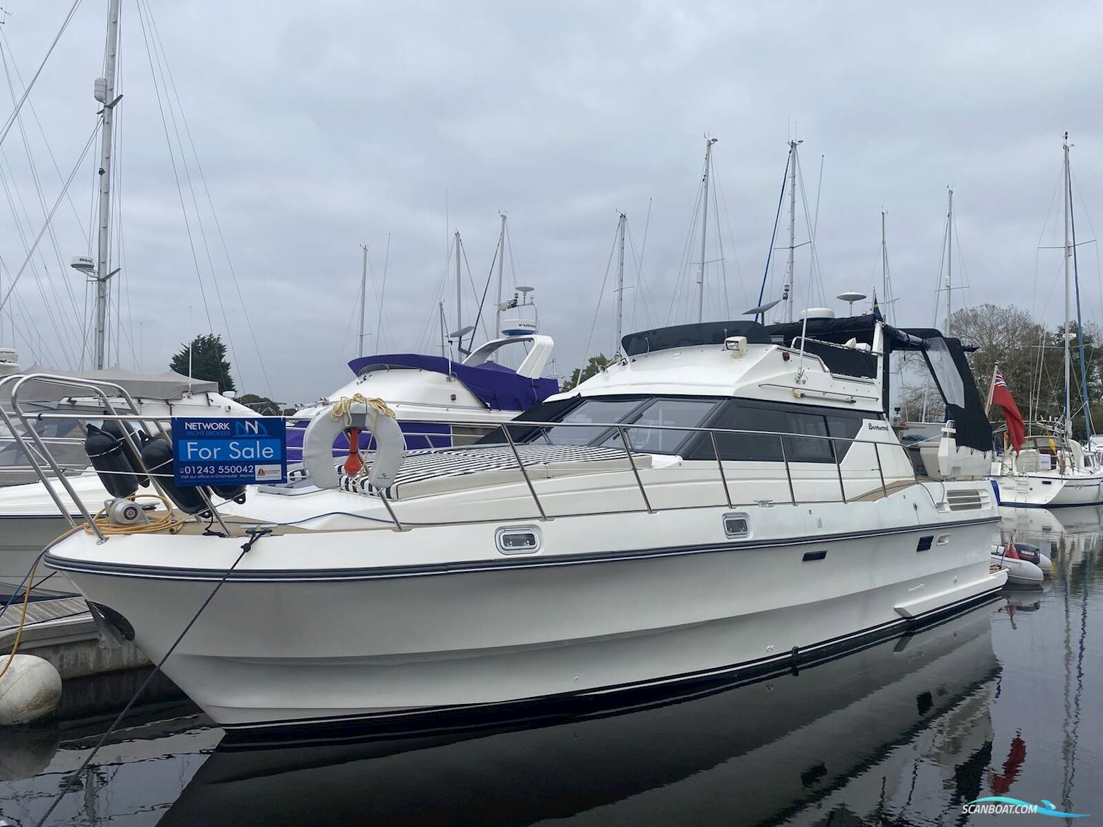 BIRCHWOOD TS37 Motorboot 1985, mit BMW D190 motor, England