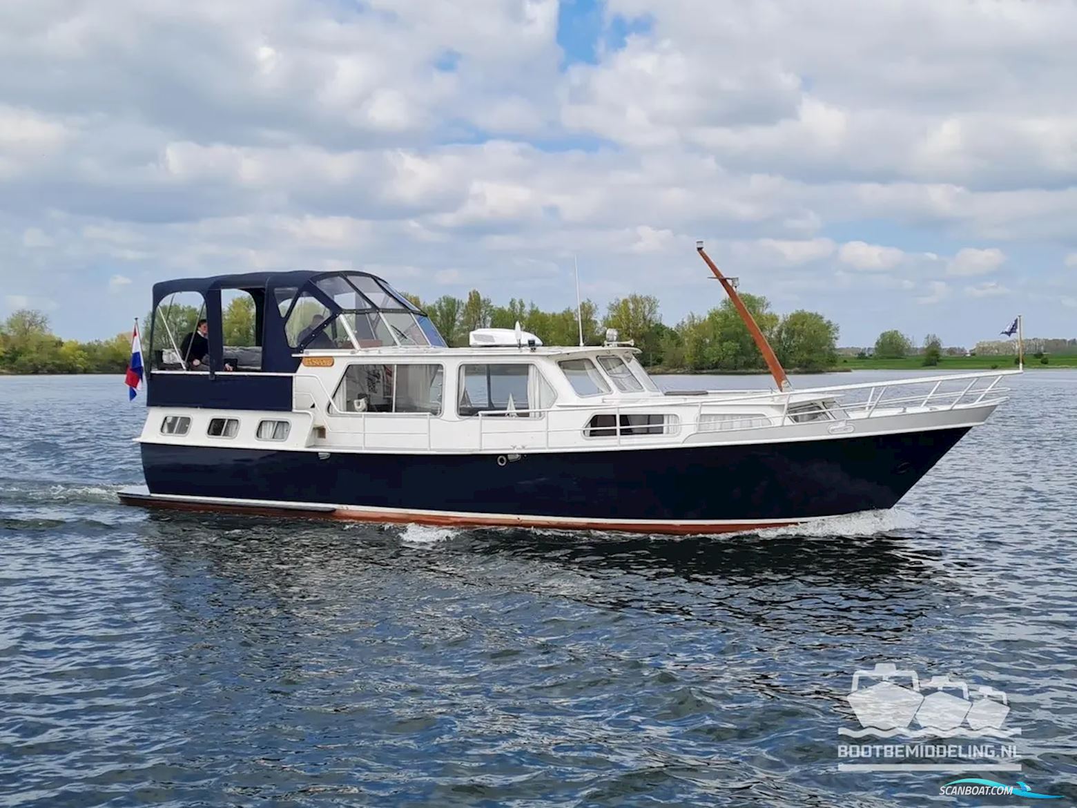 Blauwe Hand Kruiser 14.00 AK Motorboot 1978, mit Ford Lehman motor, Niederlande