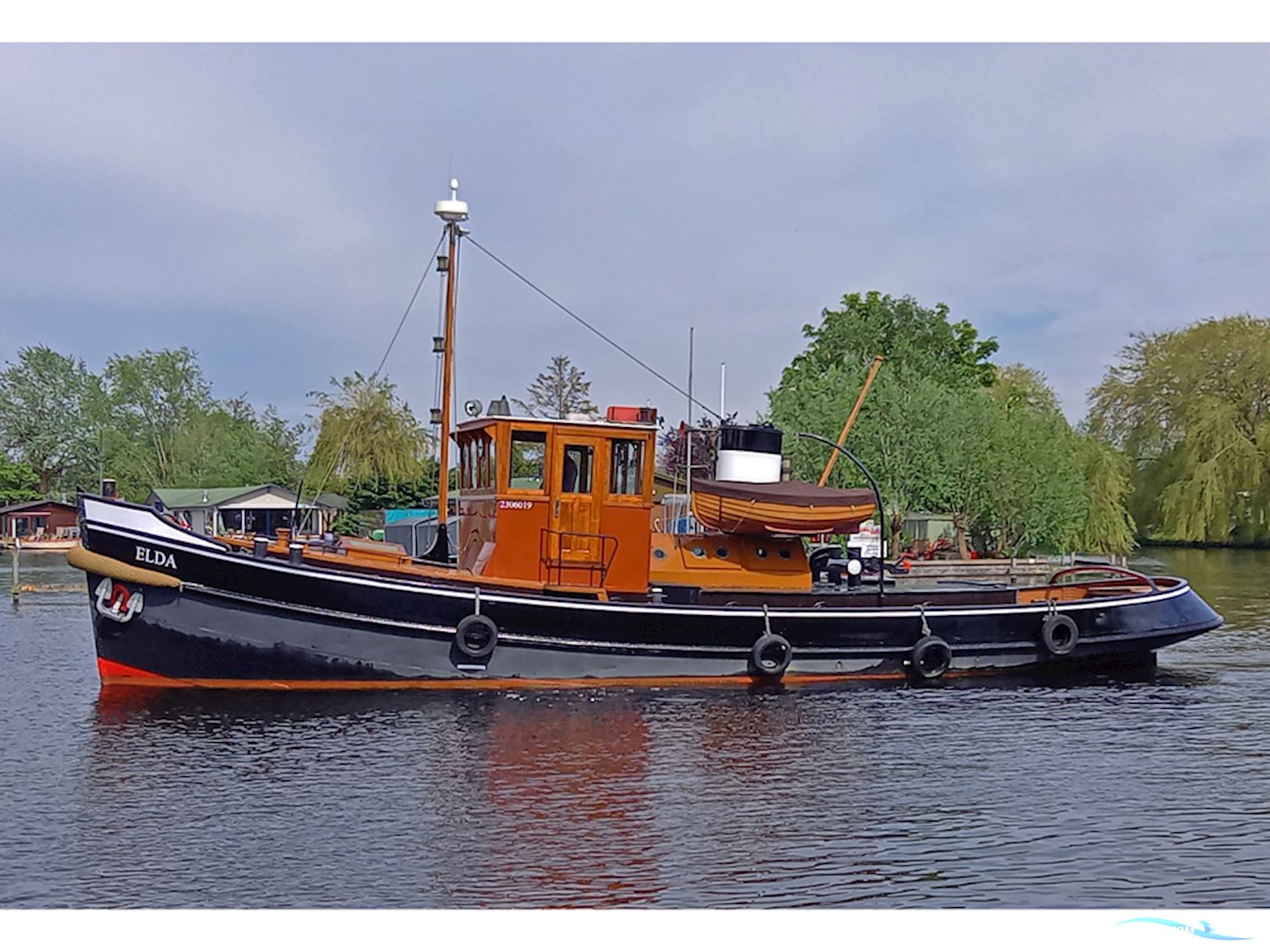 Bodewes & Dutmer Motorsleepboot 1600 'Elda' Motorboot 1938, mit Stork Ricardo AR 214 motor, Niederlande
