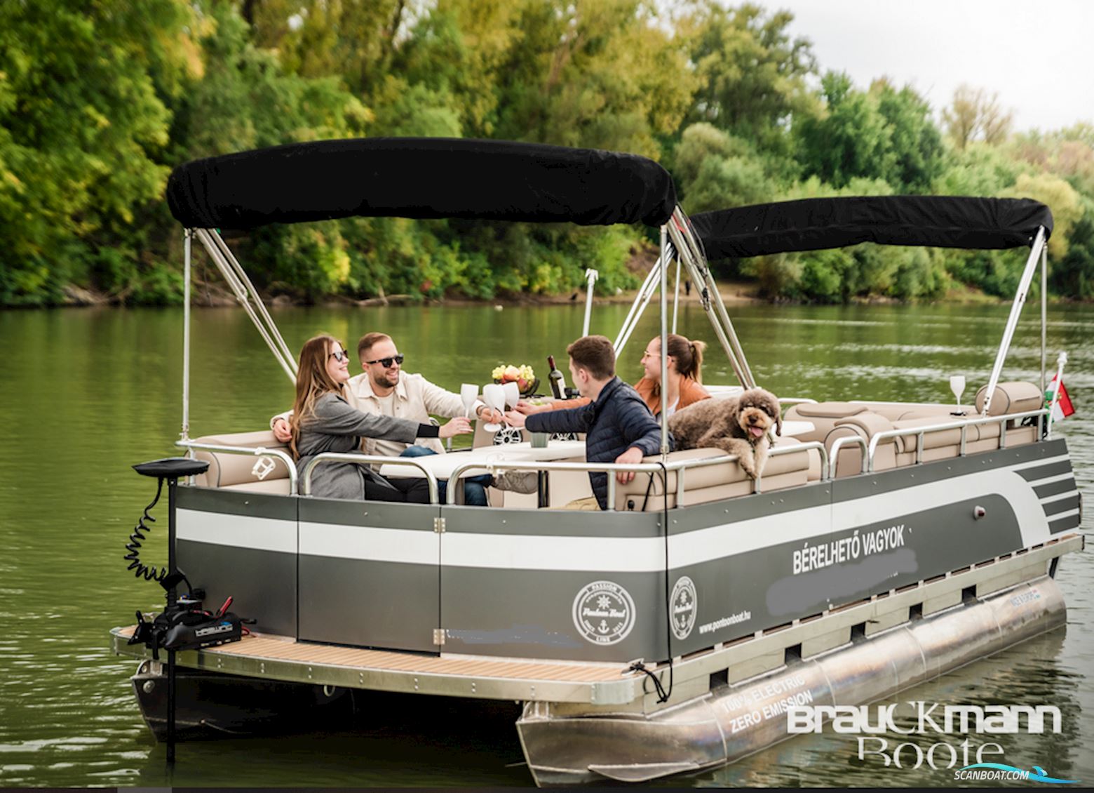 Bontoon Boat HU Passion Line Cat 625 Motorboot 2024, mit Navy motor, Hungary