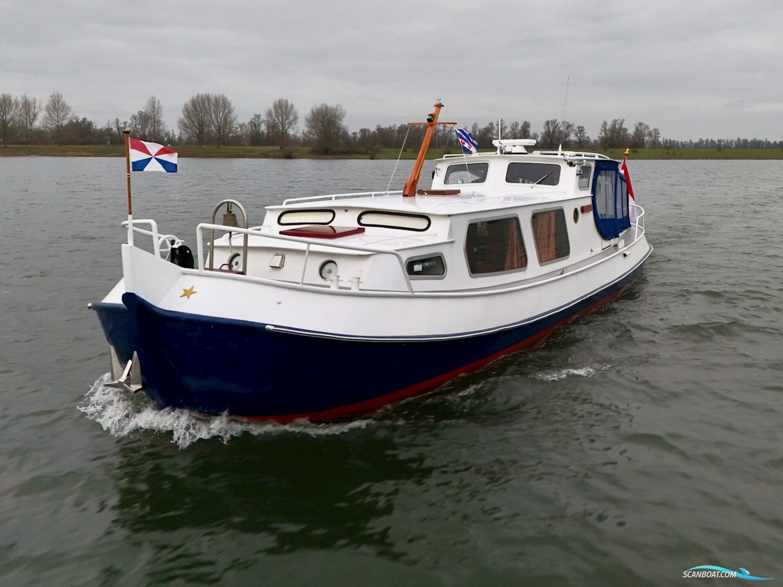 Boot Motortjalk 11.00 OK Motorboot 1930, mit Mitsubishi motor, Niederlande