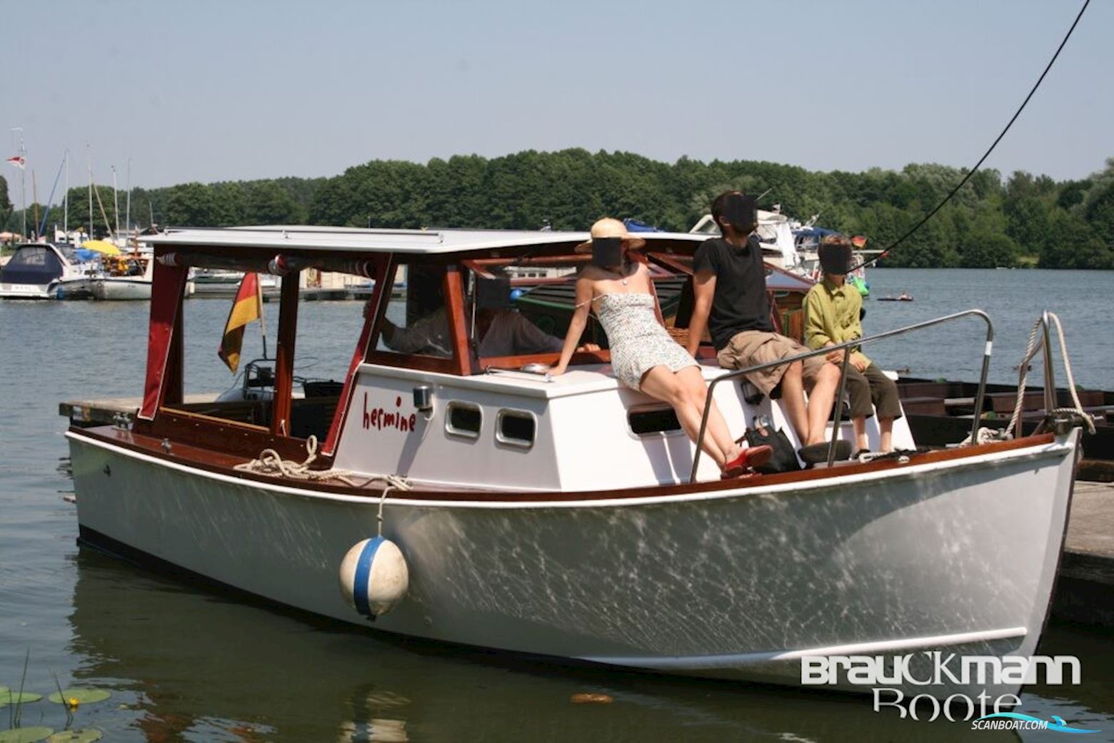 Bremer Werftbau Modell Motorboot 1980, mit Mercedes motor, Deutschland