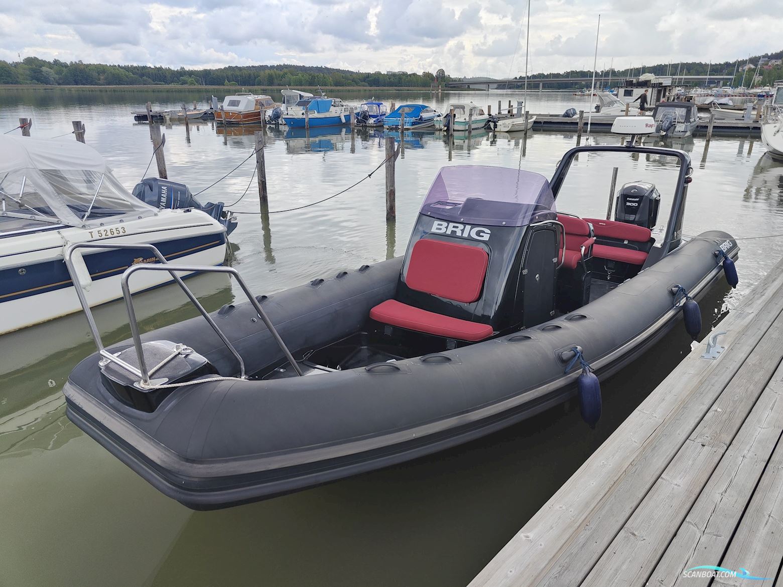 Brig 780 Eagle Motorboot 2015, mit Evinrude E-Tec G2 motor, Finland