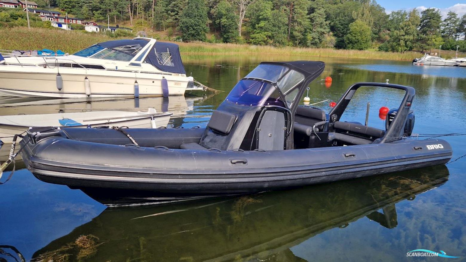 BRIG EAGLE 780 OVERNIGHTER Motorboot 2016, mit Evinrude  motor, Sweden