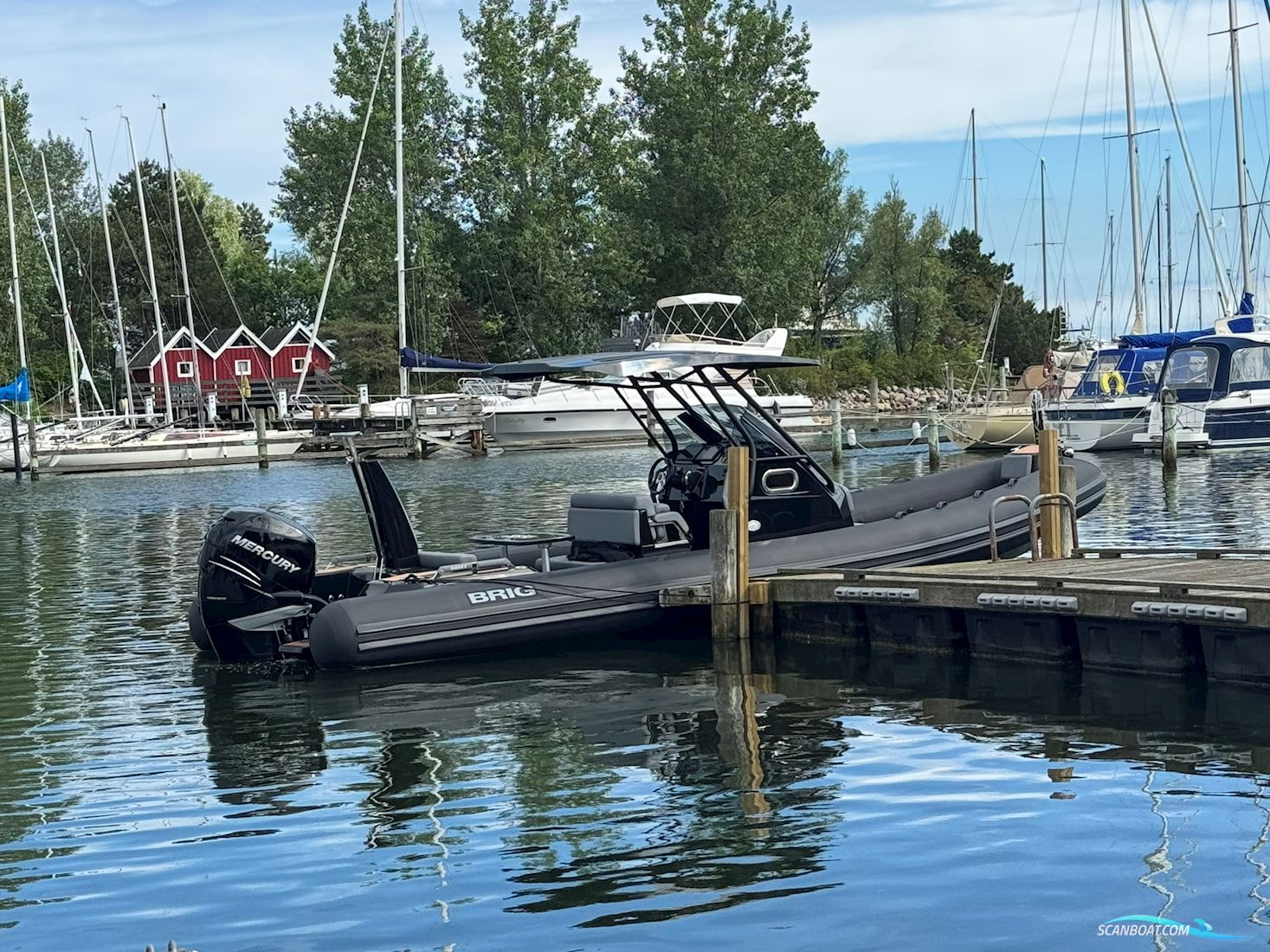 Brig Eagle 8 RiB Motorboot 2022, mit Mercury Verado 350 XL6 motor, Dänemark