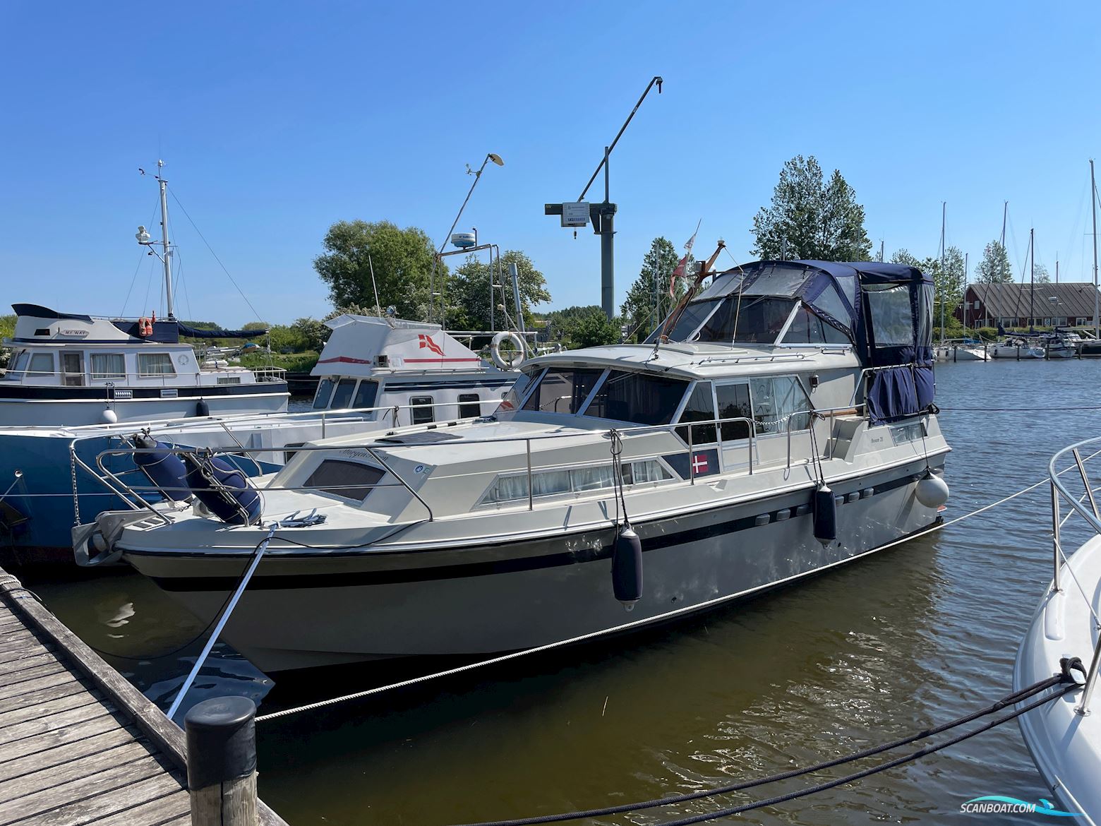 Broom 35 European Motorboot 1979, mit Volvo Penta motor, Dänemark