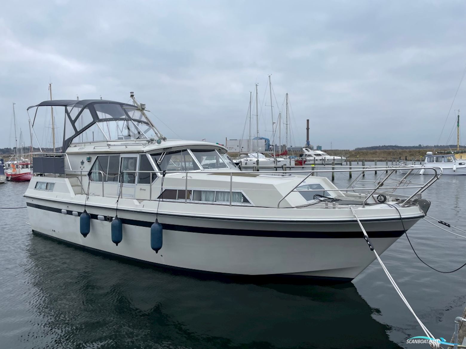 Broom 35 Motorboot 1977, mit Ford Lehman e2715 motor, Dänemark
