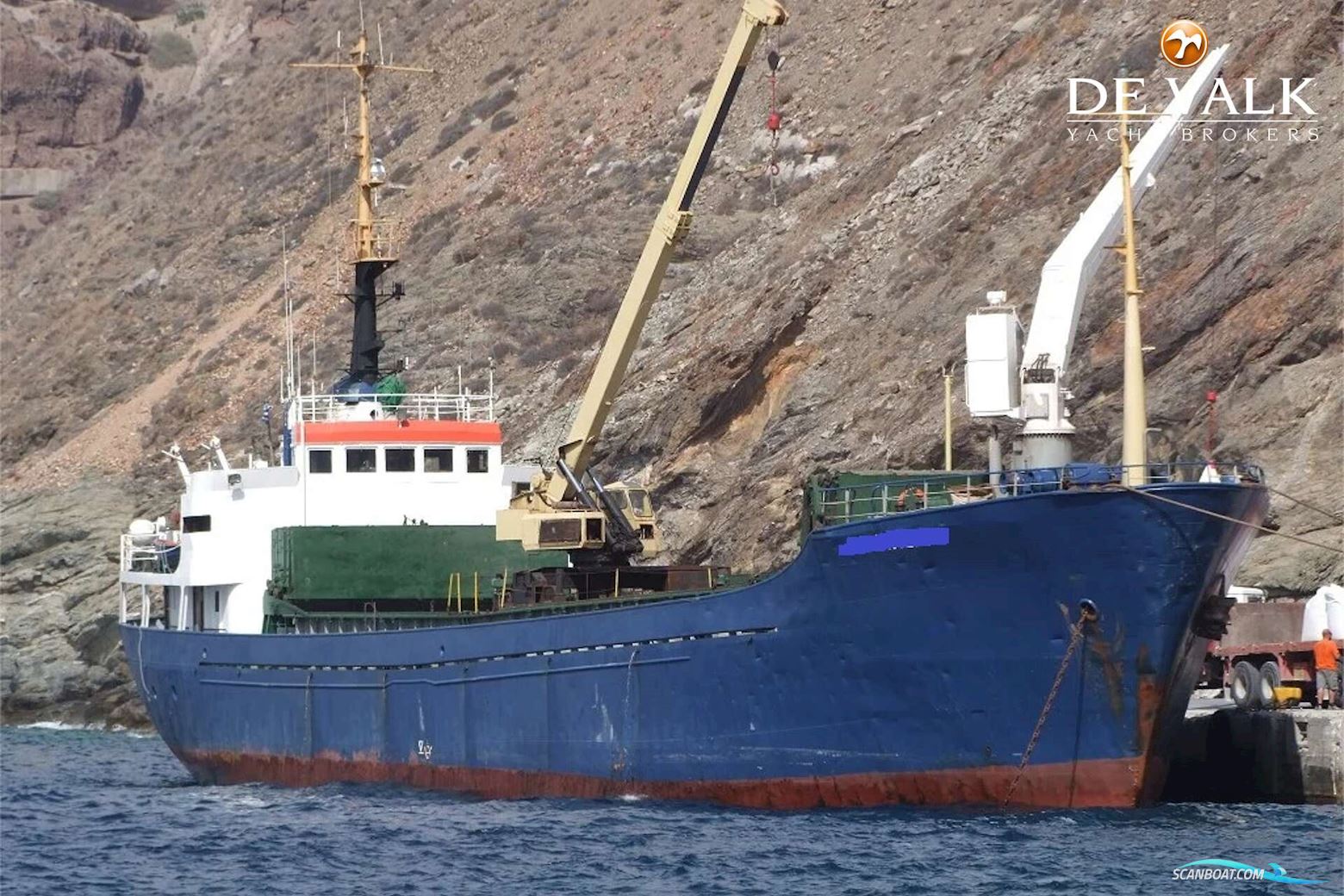 Bulk Cargo Ship 68 m Motorboot 1966, mit Alpha Bullmeister motor, Griechenland