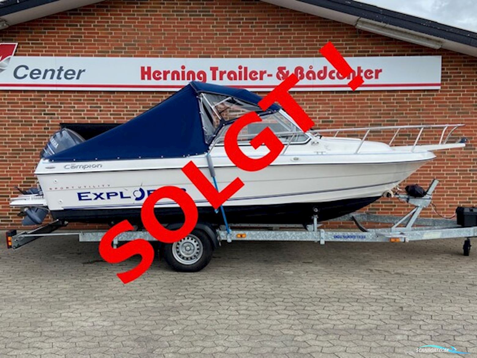 Campion 542 Explorer m/Yamaha F115 hk og Variant Trailer - Solgt ! Motorboot 2003, mit Yamaha motor, Dänemark