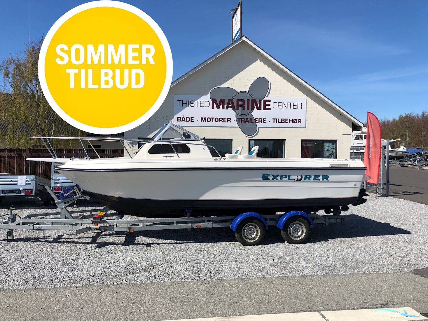 Campion Explorer 622 WA Motorboot 1996, mit Mercruiser motor, Dänemark
