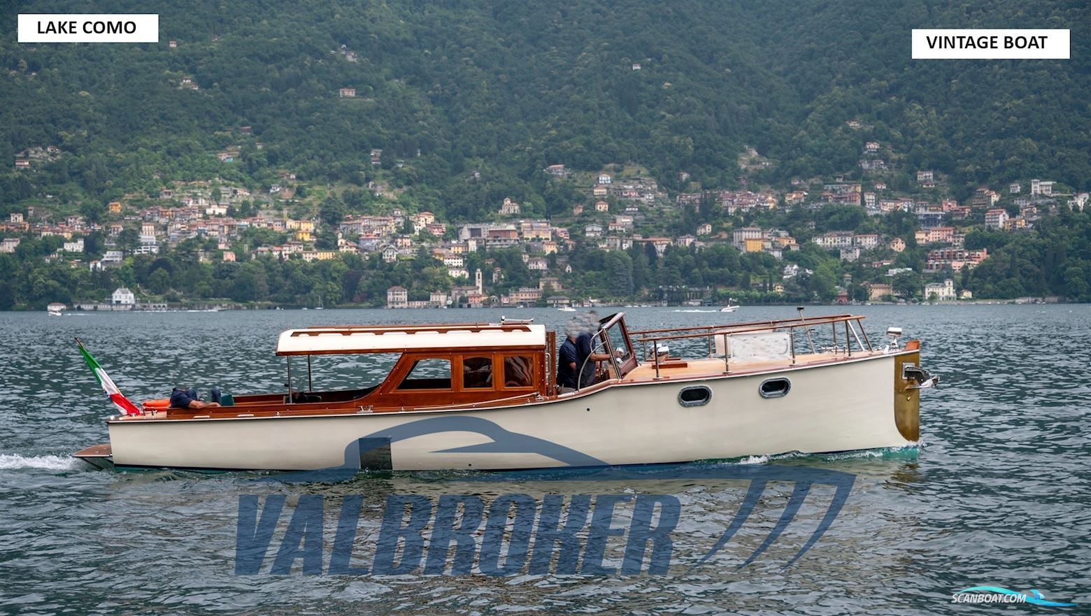 Cantiere Carolini Mario-Trieste Vaporina 10.50m Motorboot 1917, mit Yanmar 4JH4-Hte motor, Italien