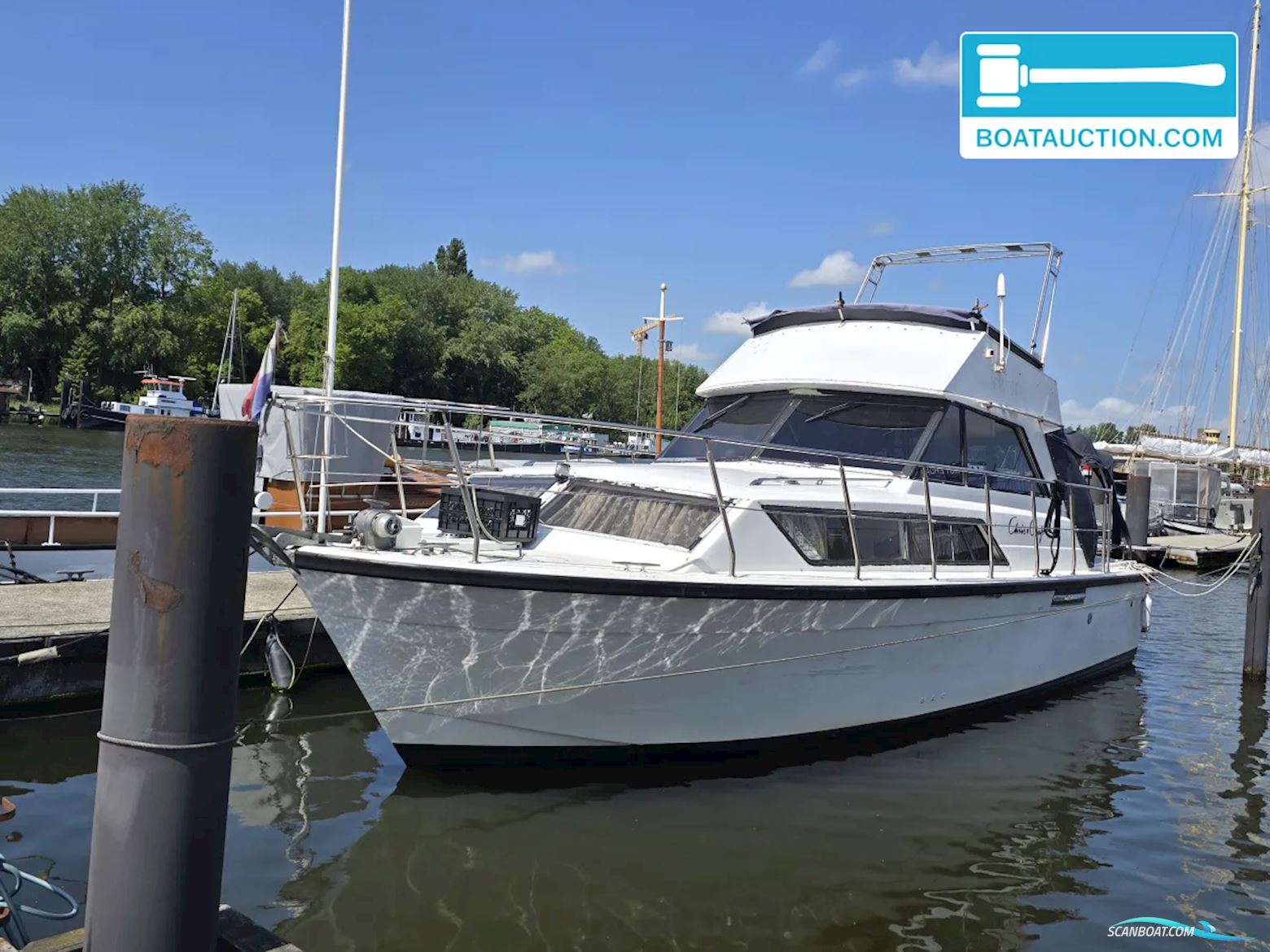 Chris Craft Commander 37 Motorboot 1986, mit Fiat Aifo motor, Niederlande