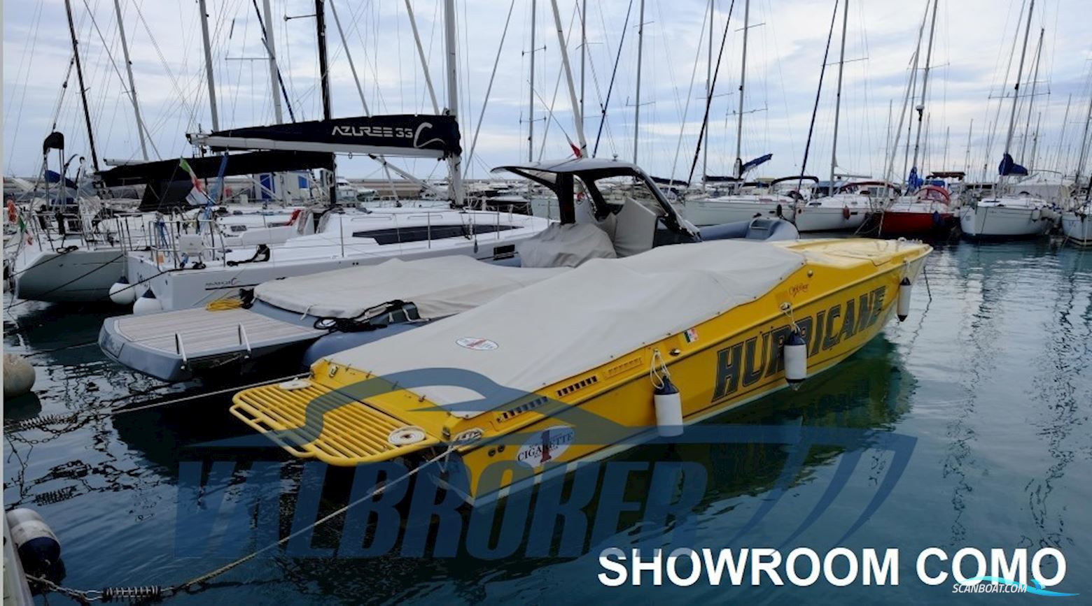 Cigarette R.T. 35' Cafe' Racer Motorboot 1989, mit Mercruiser Magnum 454 motor, Italien