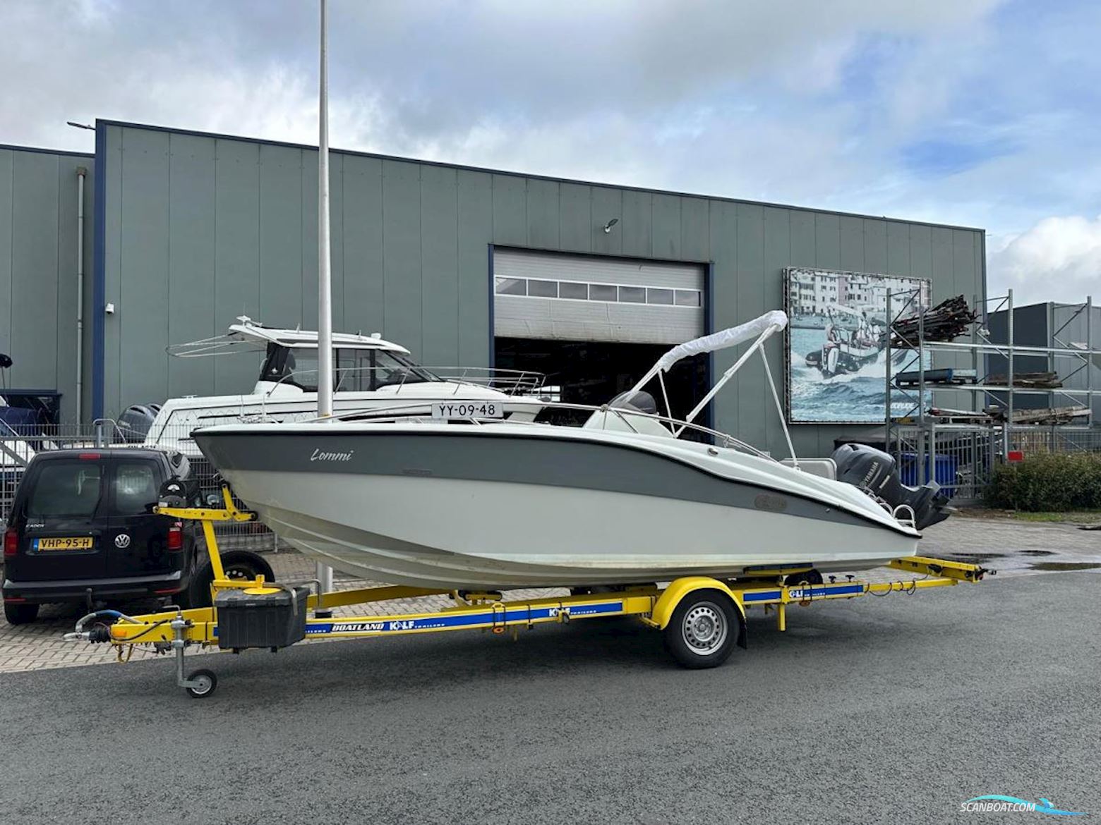 Clear Aries Console Boot Motorboot 2014, mit Yamaha motor, Niederlande