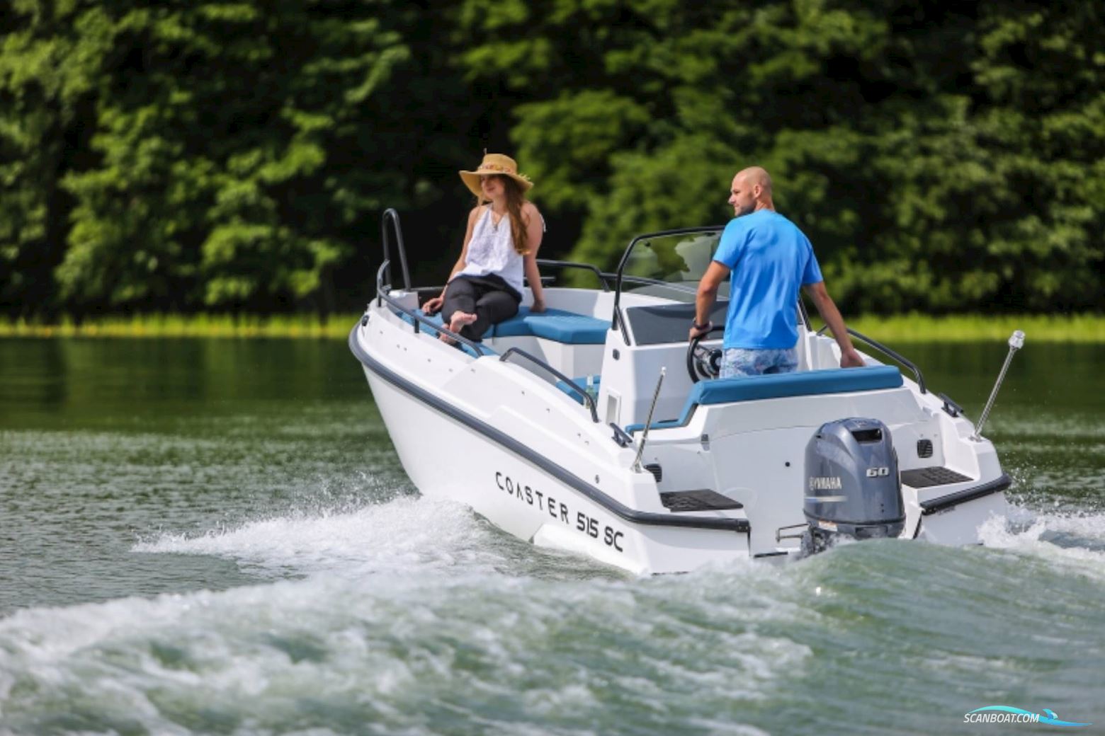 Coaster 515 SC - 70 HK Yamaha/Udstyr Motorboot 2025, mit Yamaha F70 motor, Dänemark