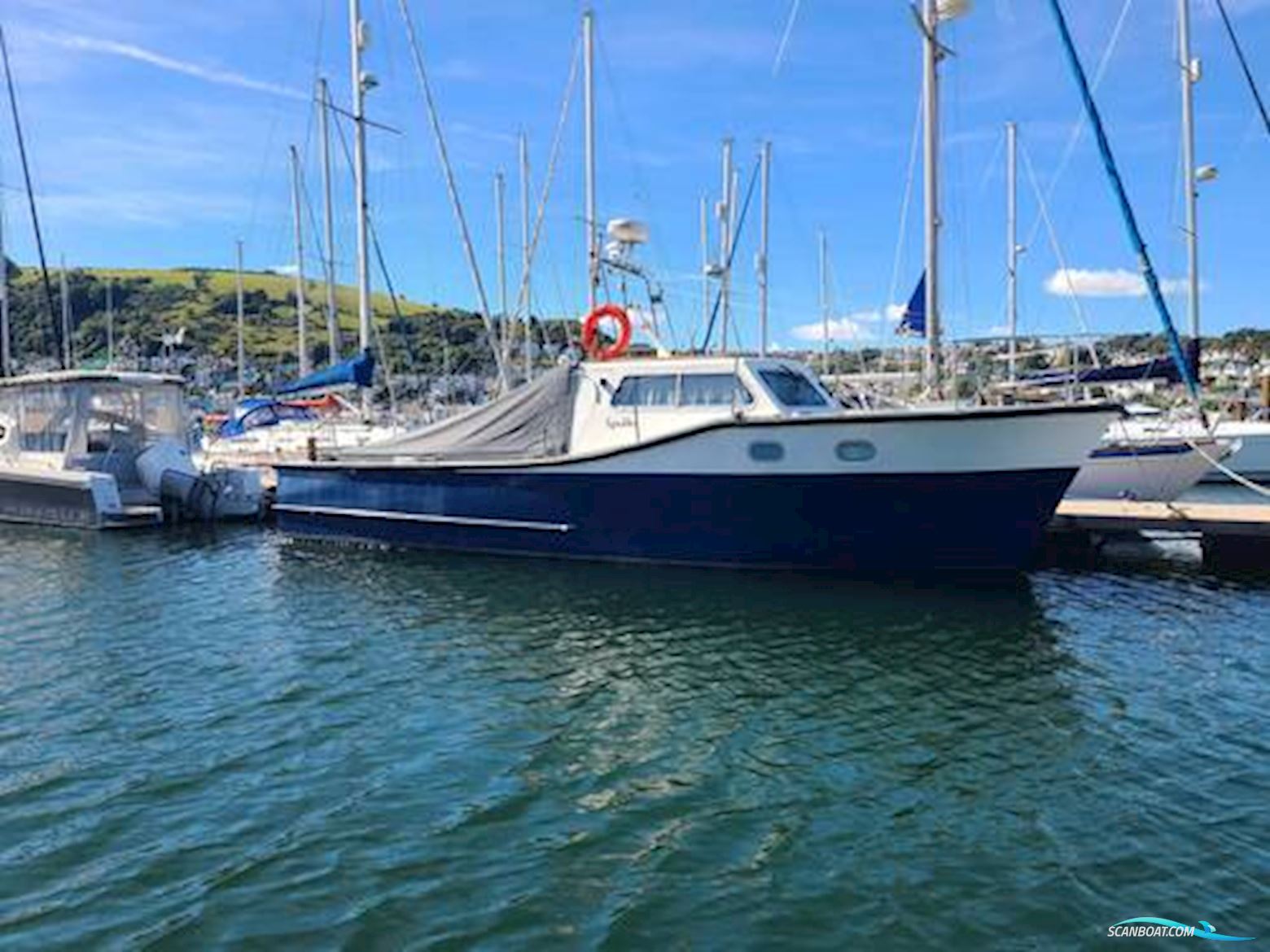 Coaster Coastworker Motorboot 1976, mit Mercedes OM 314 motor, England