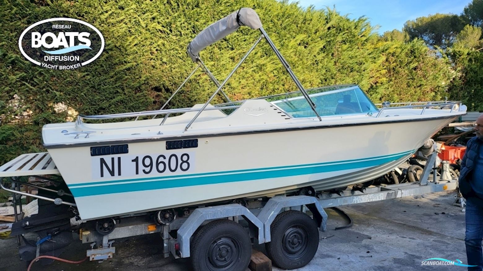 Colombo SUPER INDIOS 21 Motorboot 1981, mit MECRUISER motor, Frankreich