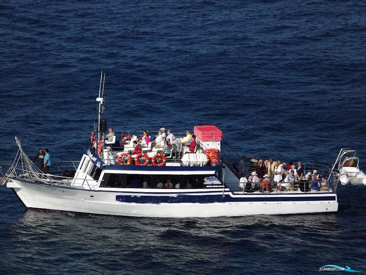 Commercial Passengers Motor Boat Motorboot 1976, mit Valuint motor, Spanien