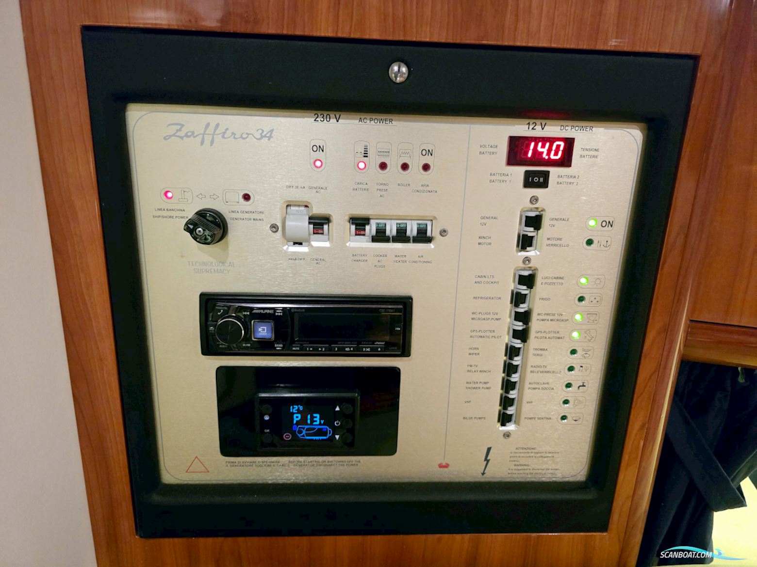 Cranchi 34 Zaffiro Volvo Penta D4-260 Evc