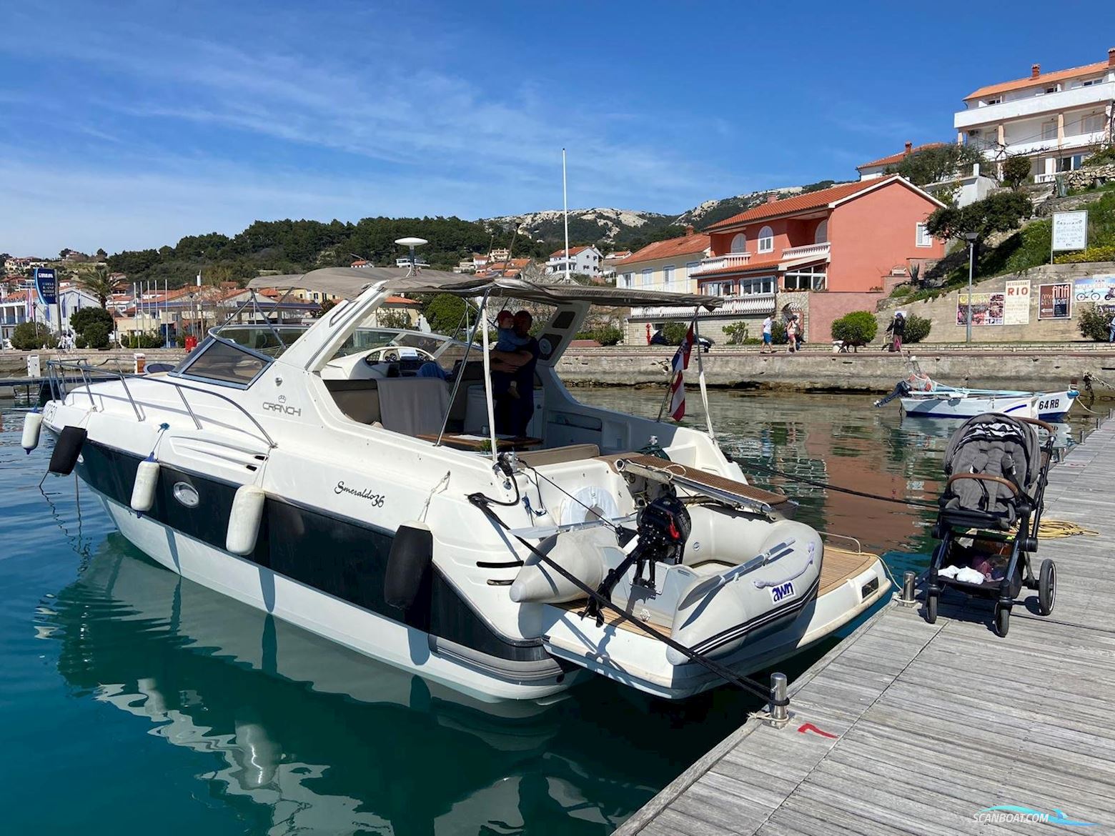 Cranchi 36 SMERALDO Motorboot 1996, mit VOLVO PENTA KAD 42 motor, Kroatien