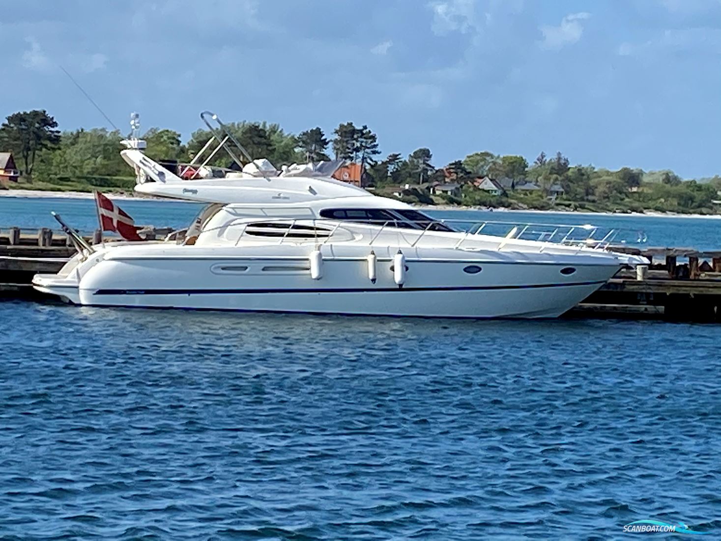 Cranchi Atlantique 48 Flybridge Motorboot 2001, mit Volvo Penta Tamd 74P Edc motor, Dänemark