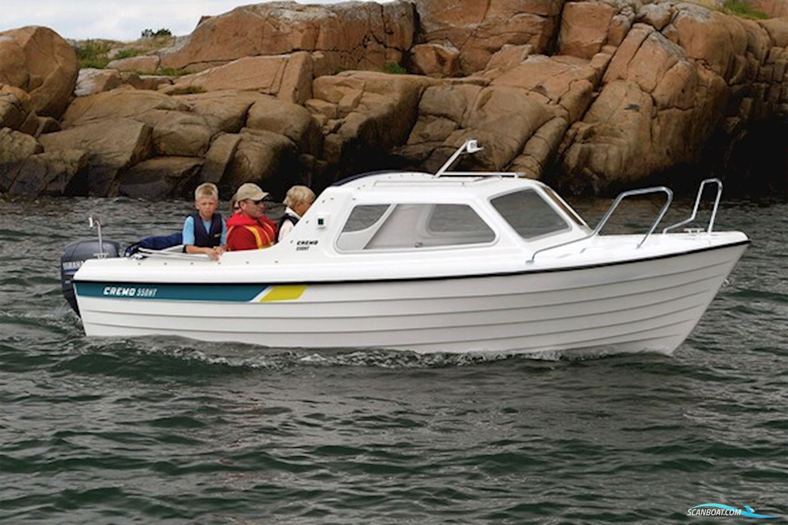Cremo 550 HT Med F40 Mercury-Efi 4 Takt og 1300 kg Scandic Bådtrailer