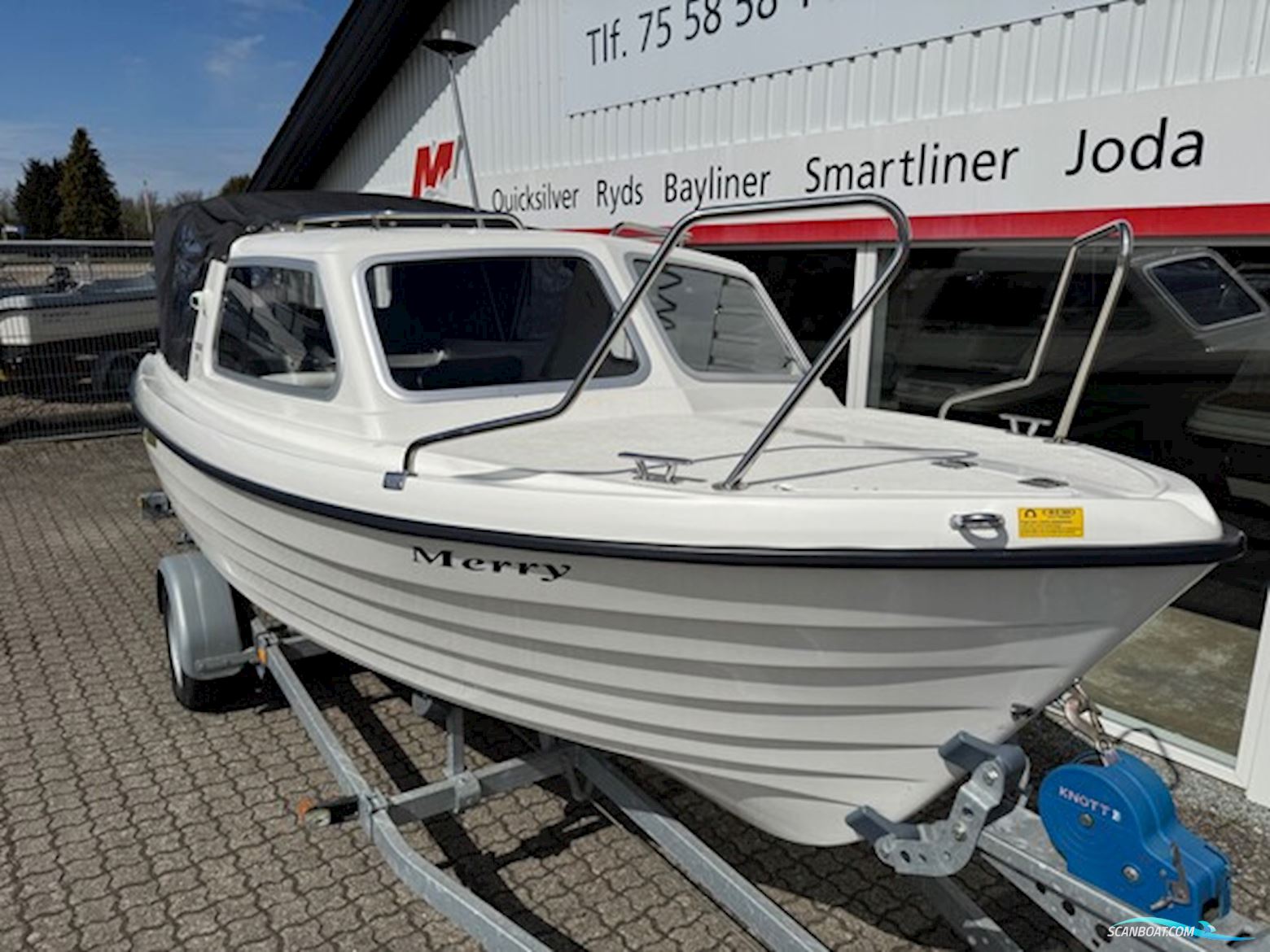 Cremo 550 HT Med F40 Mercury-Efi 4 Takt og 1300 kg Scandic Bådtrailer