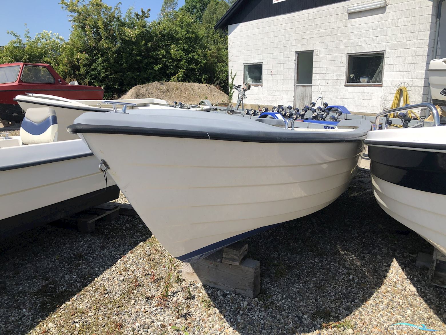 Crescent 465 Motorboot 2018, mit Mercury 30MHL Lightning motor, Dänemark
