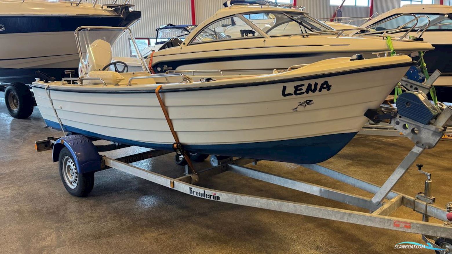 Crescent 465 Trader Motorboot 2001, mit Johnson motor, Sweden