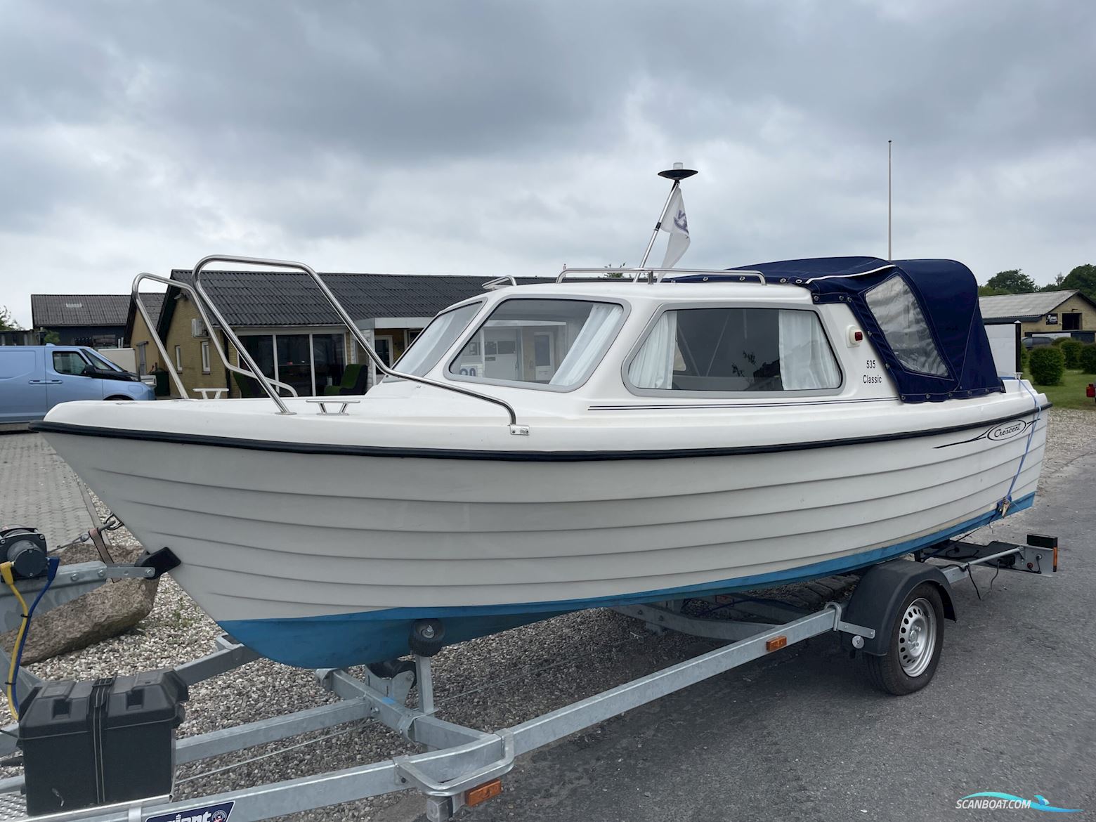 Crescent 535 Classic Motorboot 2016, mit Yamaha F40Fetl motor, Dänemark
