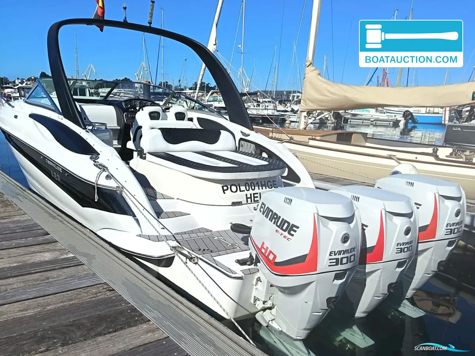 Crownline 315 SCR Motorboot 2008, mit Evinrude motor, Spanien